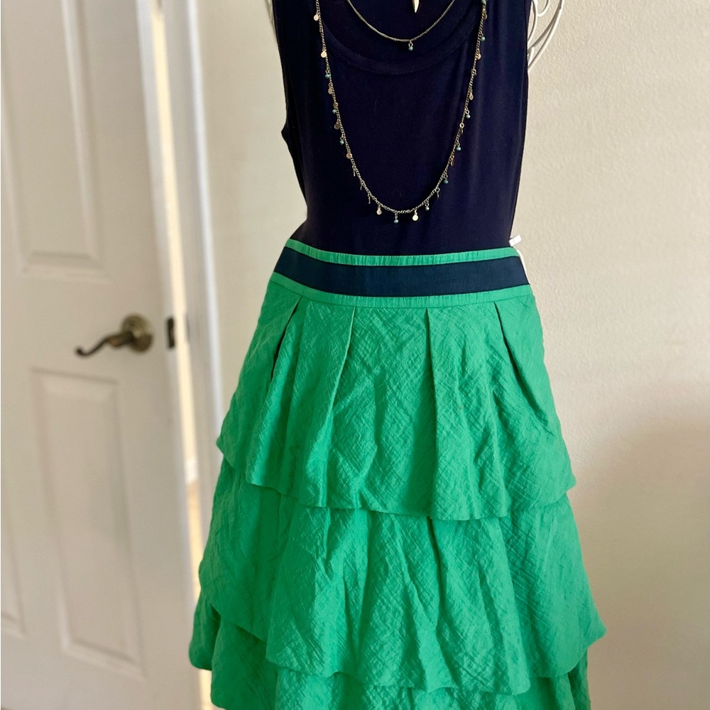 BCBG MAXAZARIA tank top ruffled dress. EUC! - Picture 11 of 12